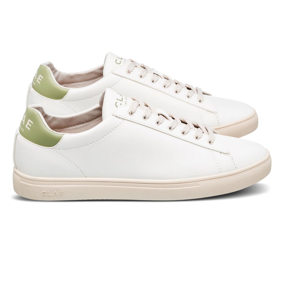 CLAE BRADLEY CACTUS Shoes Womens USA063-R48 In White Sage